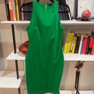 Fashion Nova Midi Dress - Vibrant Green
